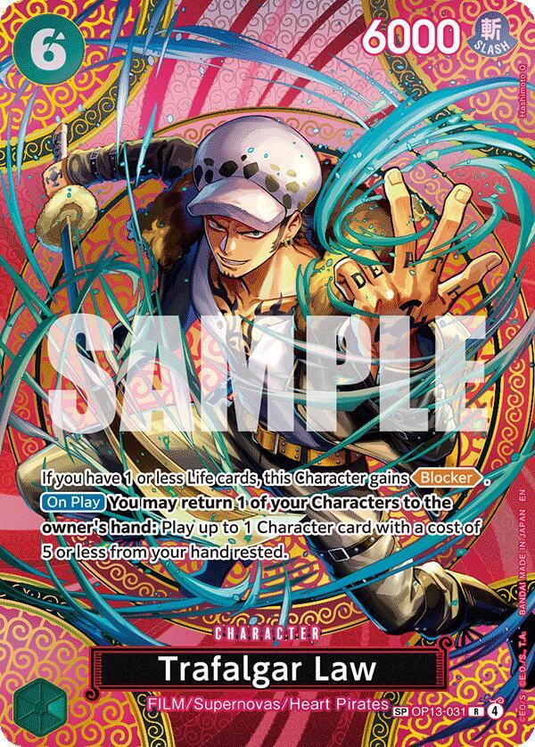 Trafalgar Law SP R Foil OP15 EB04 OP13 031 NM