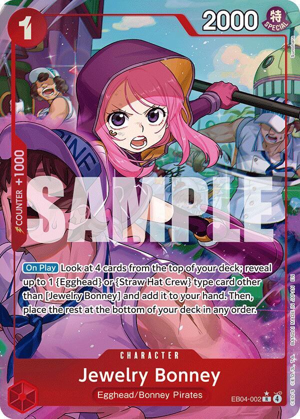 Jewelry Bonney Alternate Art R Foil OP15 EB04 EB04 002 NM