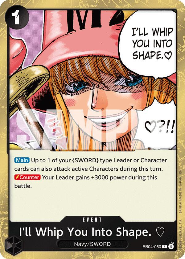 I'll Whip You Into Shape. R Foil OP15 EB04 EB04 050 NM