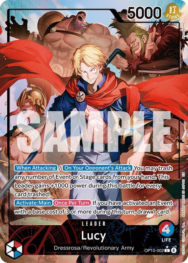 Lucy Alternate Art L Foil OP15 EB04 OP15 002 NM