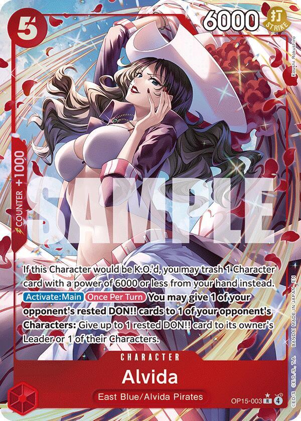 Alvida Alternate Art R Foil OP15 EB04 OP15 003 NM
