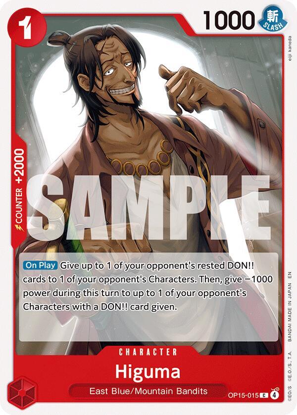 Higuma C OP15 EB04 OP15 015 NM