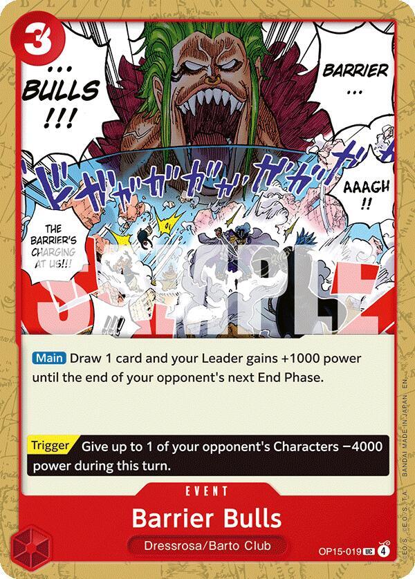 Barrier Bulls UC OP15 EB04 OP15 019 NM