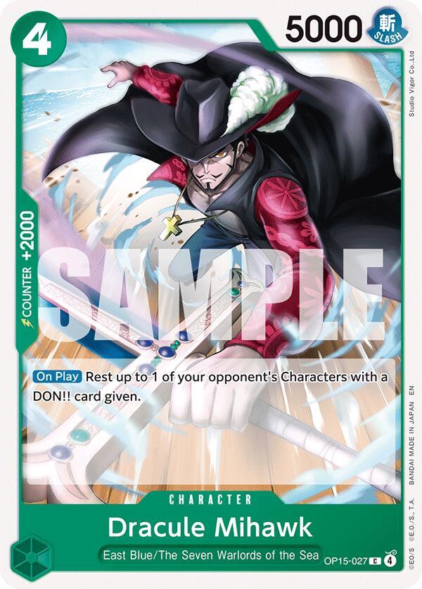 Dracule Mihawk C OP15 EB04 OP15 027 NM
