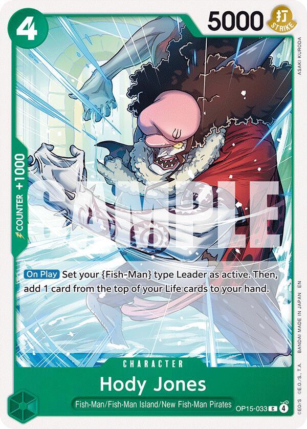 Hody Jones C OP15 EB04 OP15 033 NM