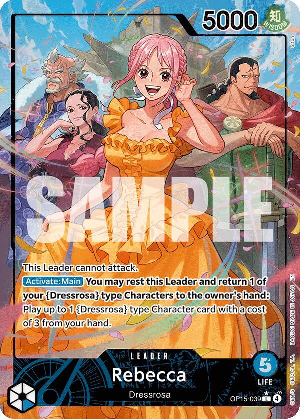 Rebecca Alternate Art L Foil OP15 EB04 OP15 039 NM