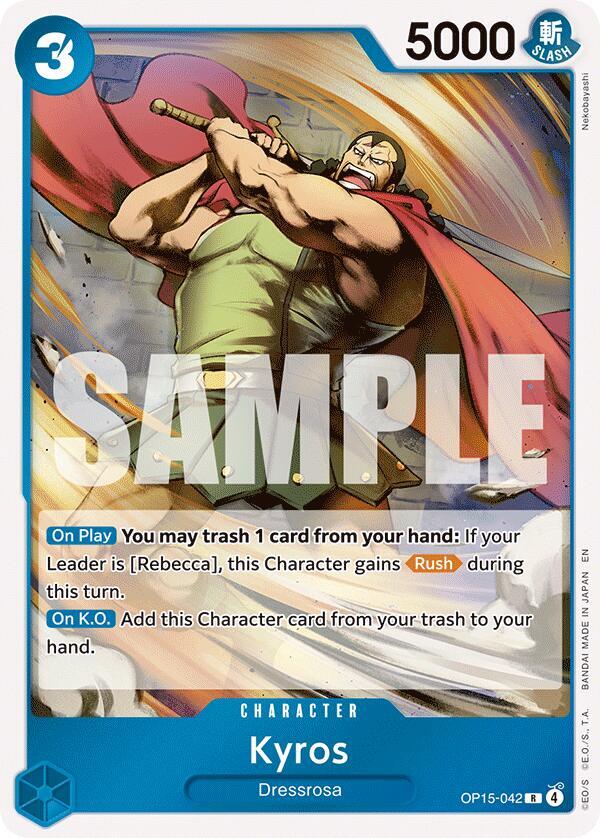 Kyros R Foil OP15 EB04 OP15 042 NM