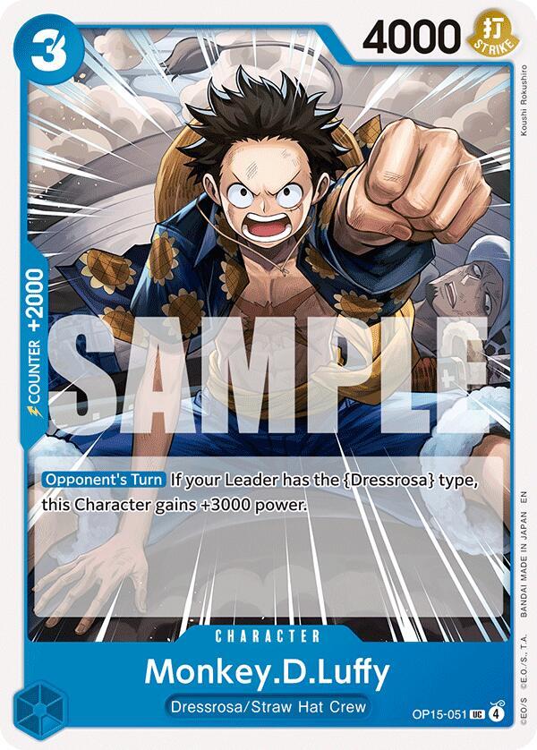 Monkey.D.Luffy UC OP15 EB04 OP15 051 NM
