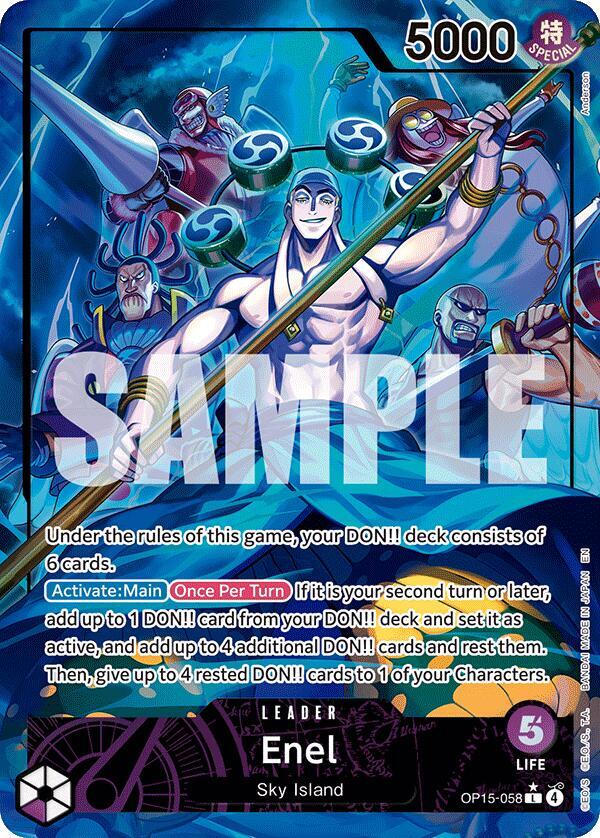 Enel Alternate Art L Foil OP15 EB04 OP15 058 NM