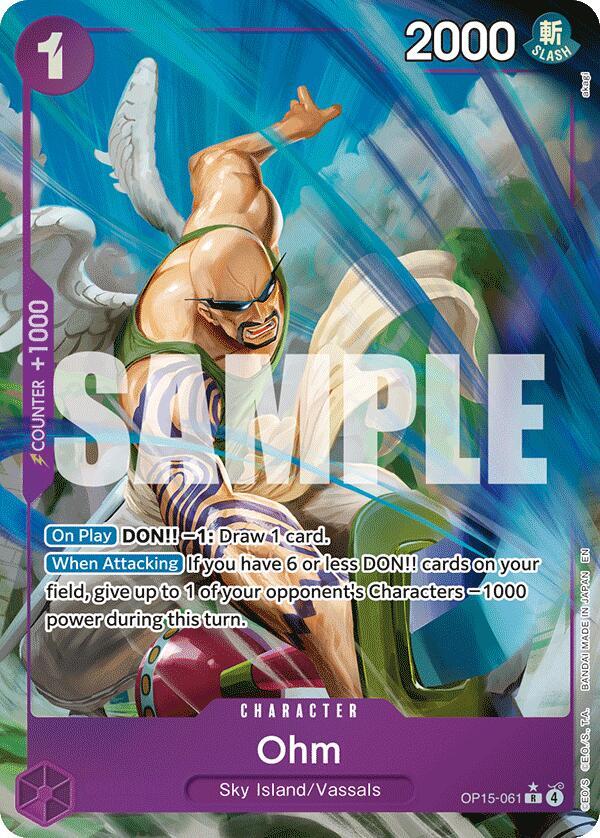 Ohm Alternate Art R Foil OP15 EB04 OP15 061 NM