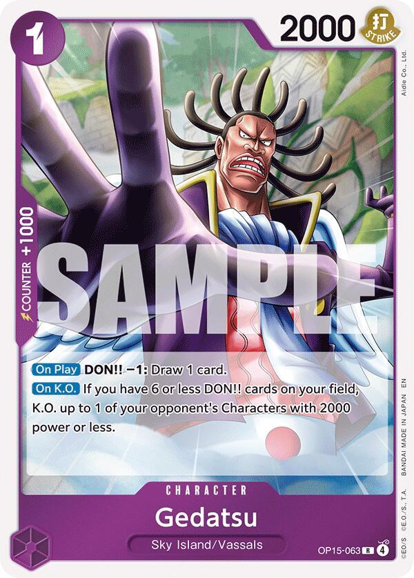 Gedatsu R Foil OP15 EB04 OP15 063 NM