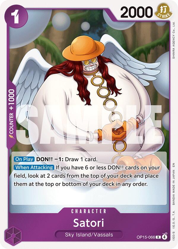 Satori R Foil OP15 EB04 OP15 066 NM