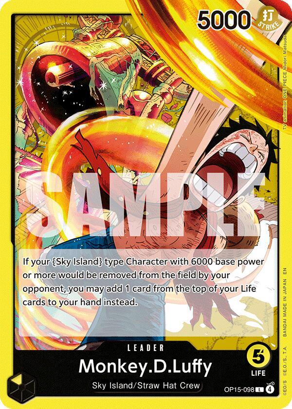 Monkey.D.Luffy L OP15 EB04 OP15 098 NM
