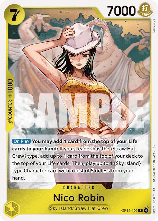Nico Robin R Foil OP15 EB04 OP15 109 NM