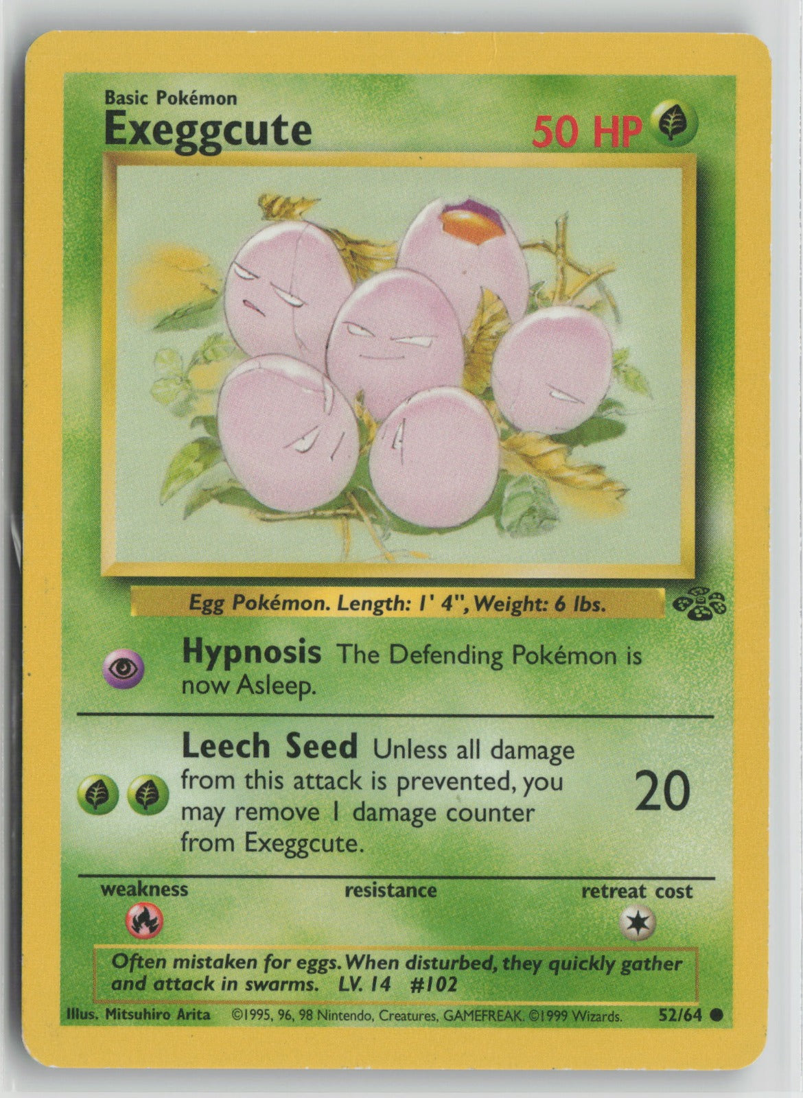 Exeggcute Common Unlimited JU 52/64 MP