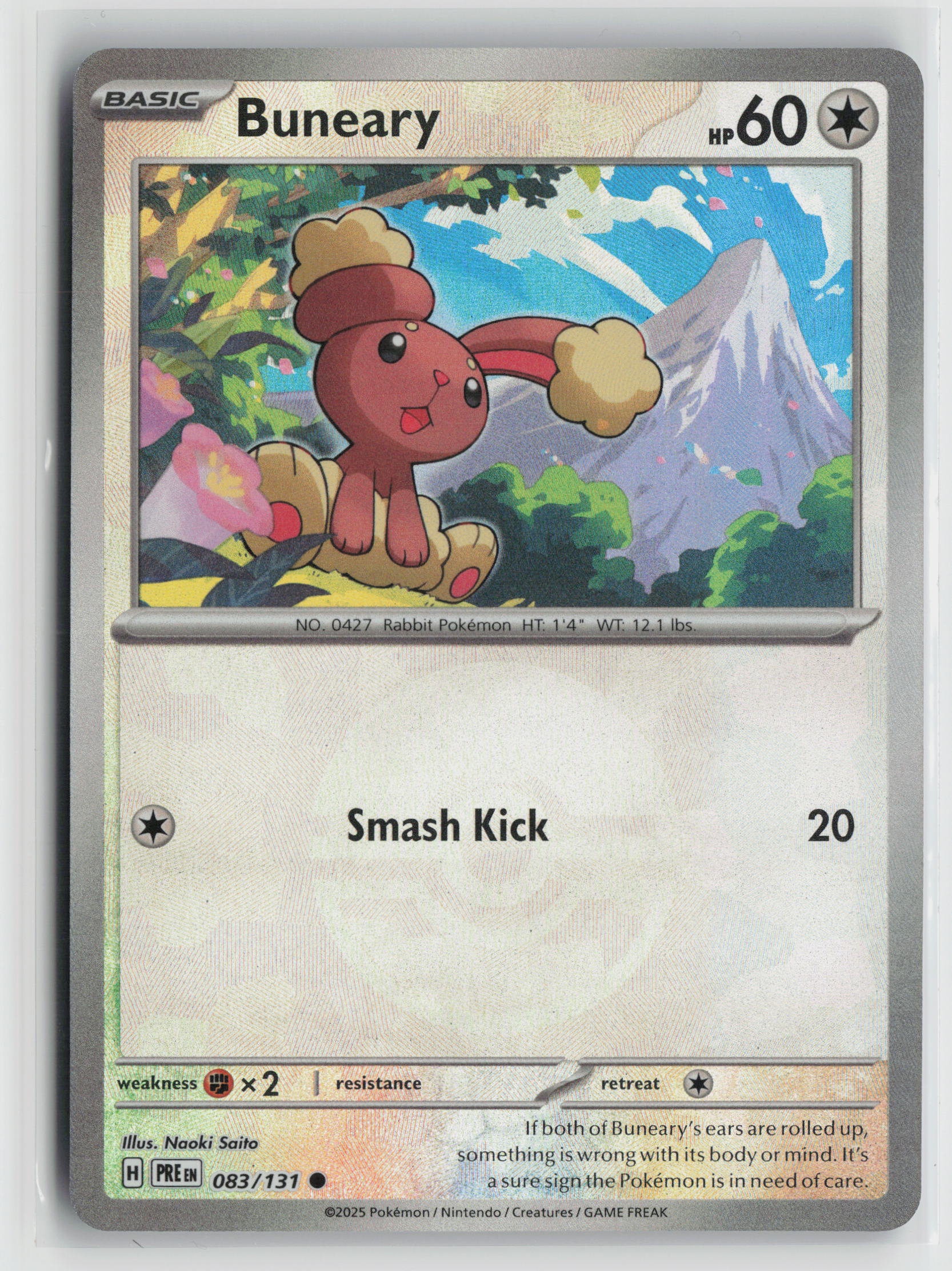 Buneary (Poke Ball Pattern) Common SV: Prismatic Evolutions 083/131 NM-B