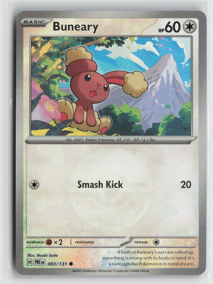 Buneary (Poke Ball Pattern) Common SV: Prismatic Evolutions 083/131 NM-B