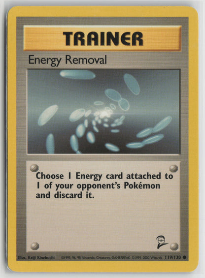 Energy Removal Common BS2 119/130 LP