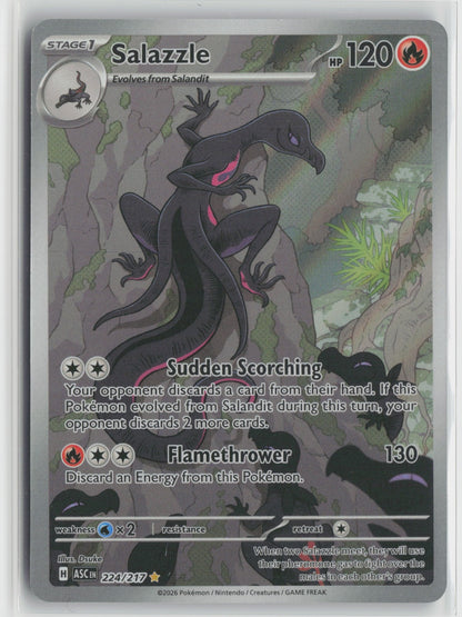 Salazzle - Illustration Rare Holo ASC 224/217 NM