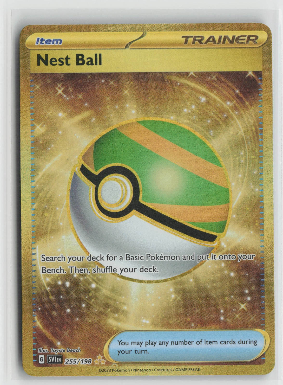 Nest Ball - Hyper Rare Holo SVI 255/198 NM