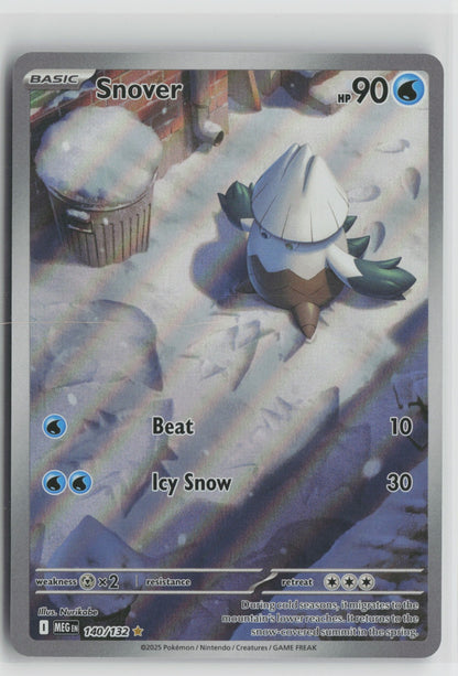 Snover - Illustration Rare Holo MEG 140/132 NM