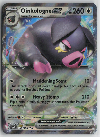 Oinkologne ex - Double Rare SV01: Scarlet & Violet Base Set 158/198 NM