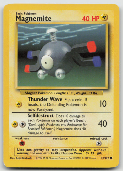 Magnemite Common Normal BS 053/102 DMG