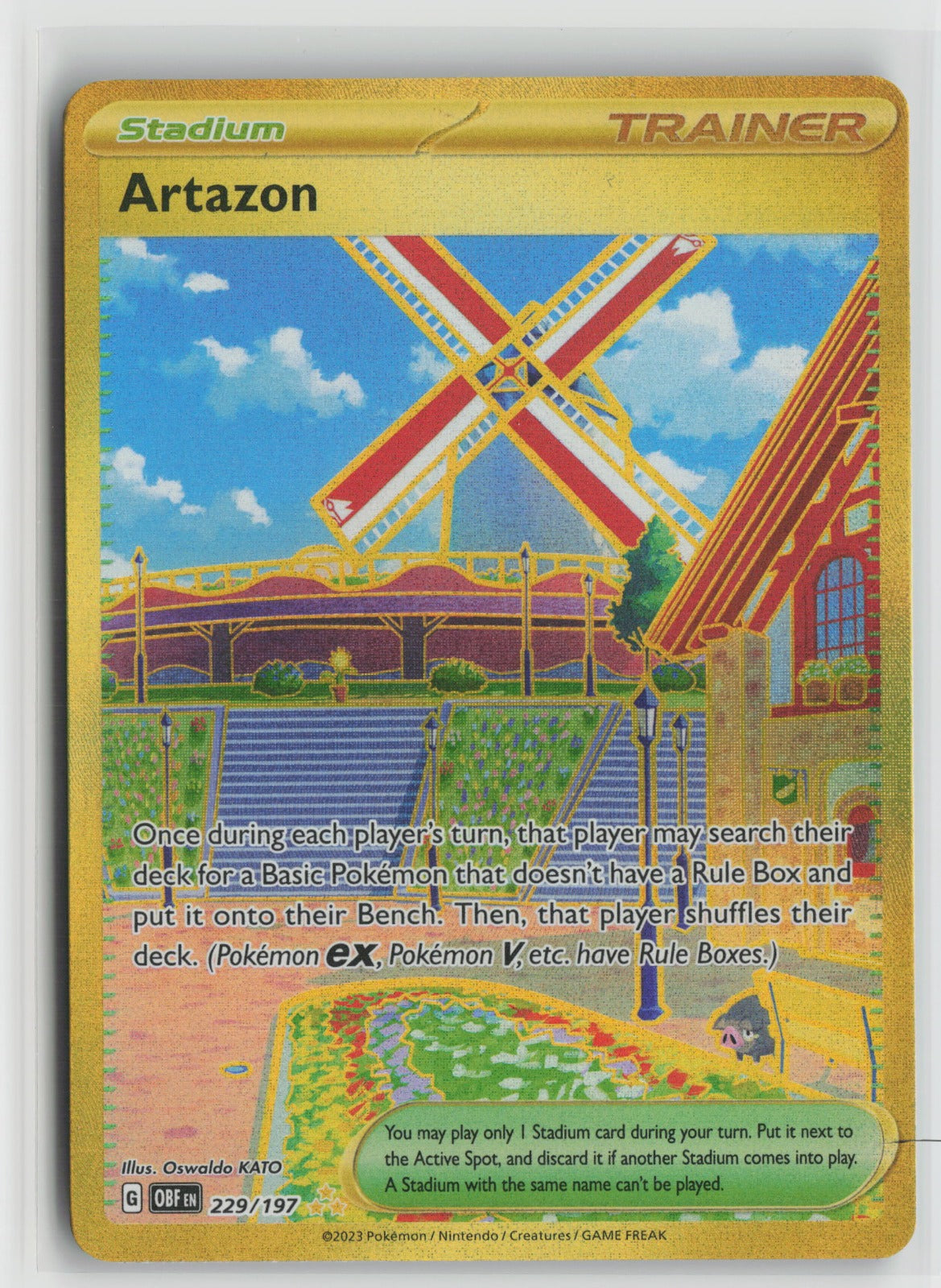 Artazon - Hyper Rare Holo OBF 229/197 NM