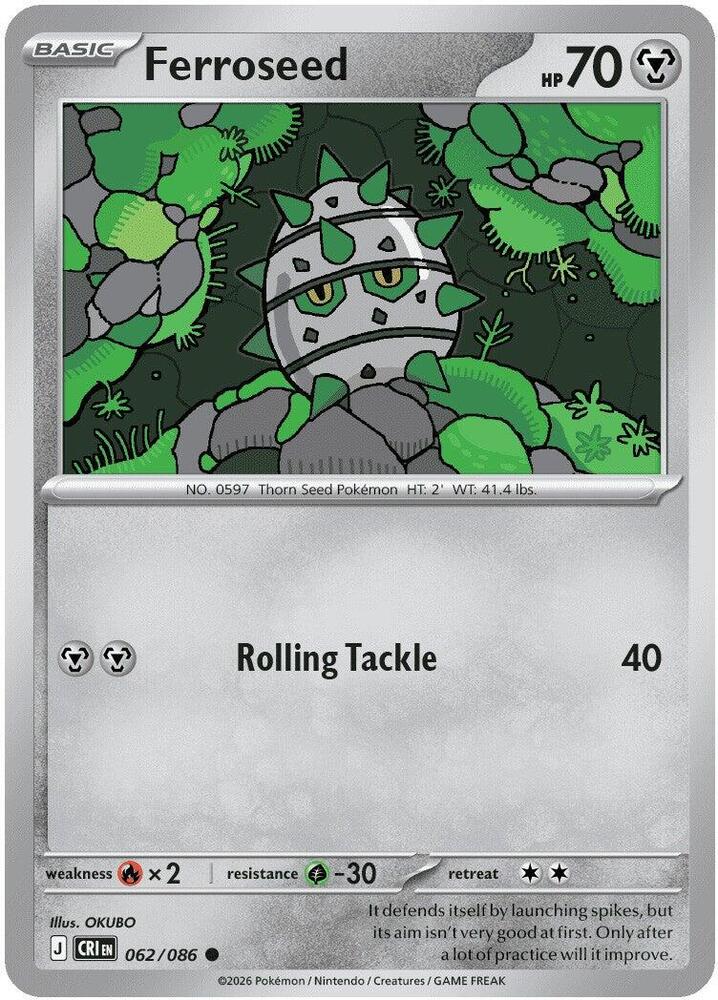 Ferroseed Common CRI 062/086 NM
