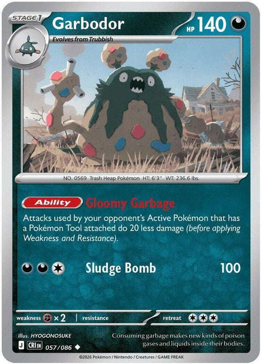 Garbodor Uncommon CRI 057/086 NM
