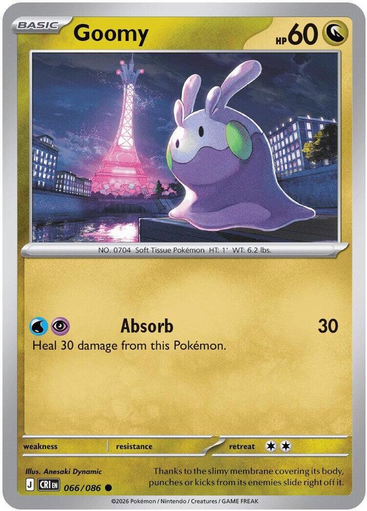 Goomy Common CRI 066/086 NM