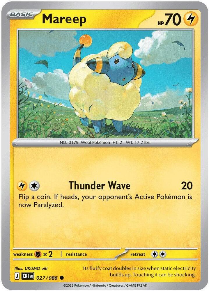 Mareep Common CRI 027/086 NM