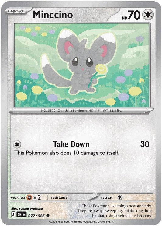 Minccino Common CRI 072/086 NM