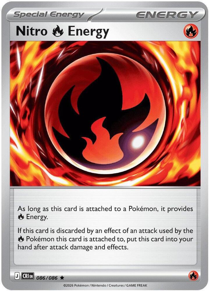 Nitro R Energy Rare Holo CRI 086/086 NM