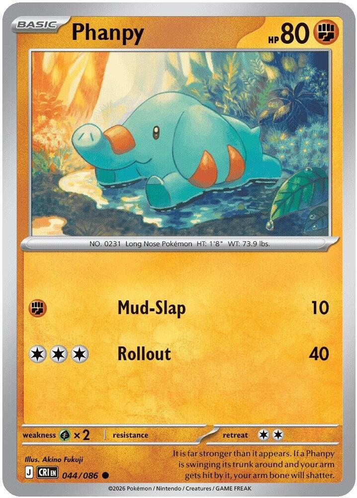 Phanpy Common CRI 044/086 NM