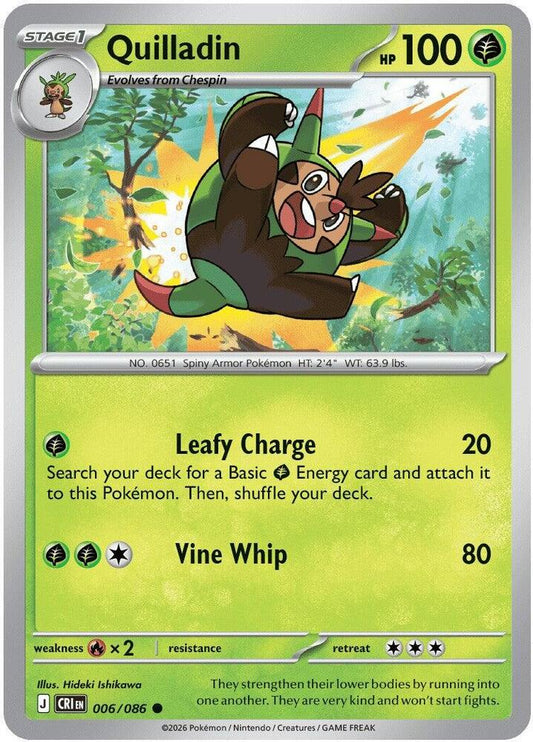 Quilladin Common CRI 006/086 NM