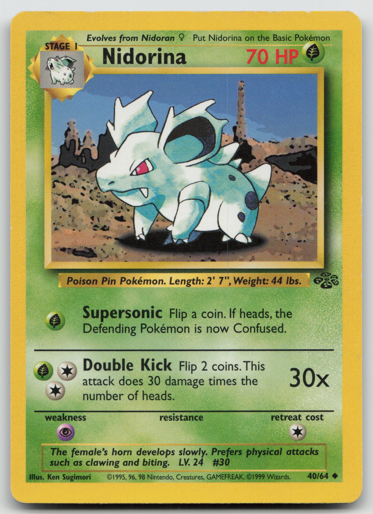 Nidorina Uncommon Unlimited JU 40/64 MP
