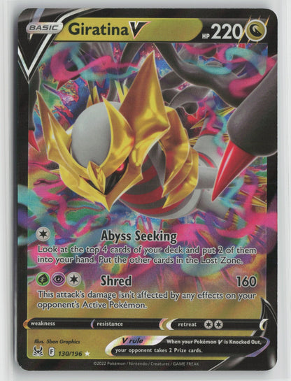 Giratina V Ultra Rare Holo SWSH11 130/196 NM