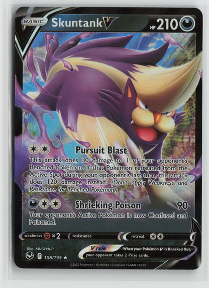 Skuntank V Ultra Rare Holo SWSH12 108/195 NM