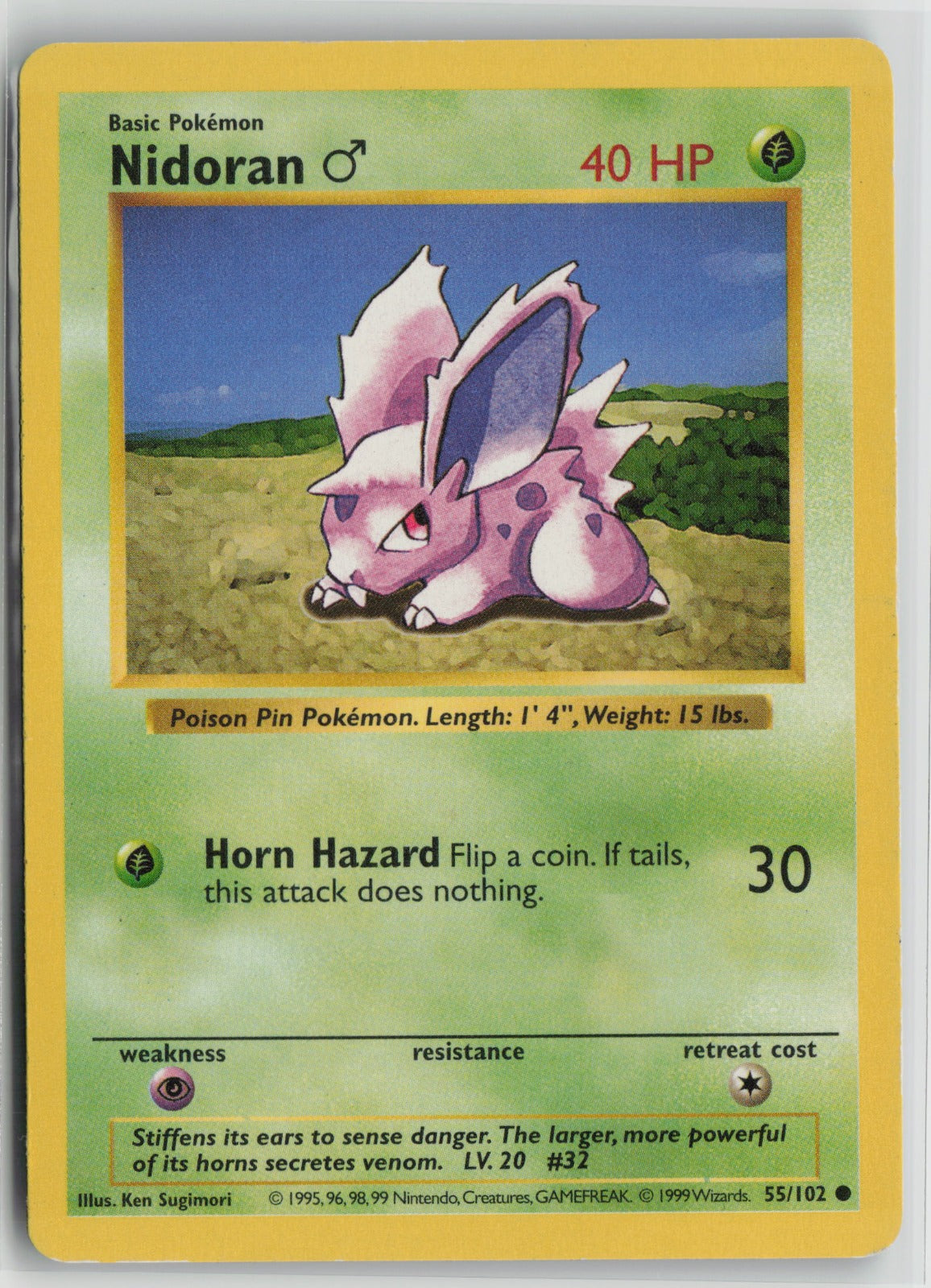 Nidoran M Common Unlimited BSS 055/102 MP