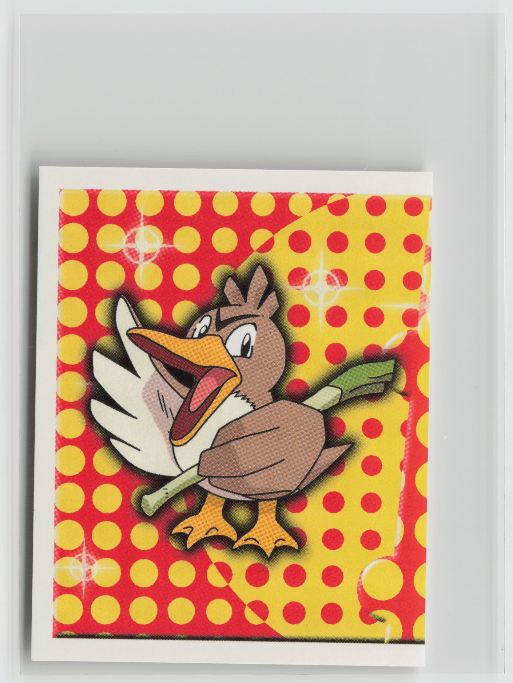 Farfetch'd - Merlin Topps Sticker 1999 #208 NM