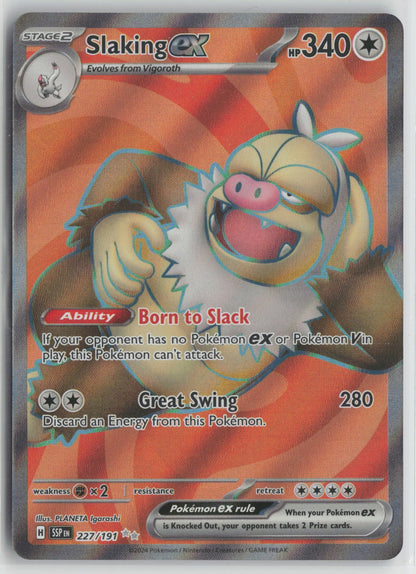 Slaking ex - Ultra Rare Holo SSP 227/191 NM