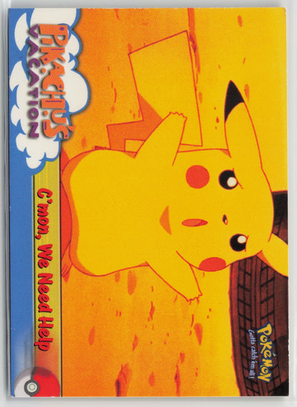 Topps C'mon, We Need Help Pikachu's Vacation #53 NM