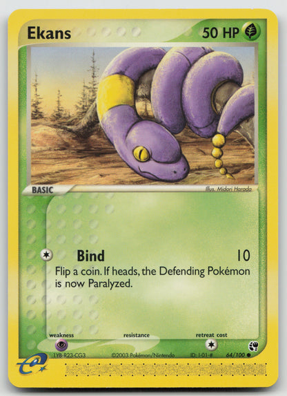Ekans Common Normal SS 64/100 NM