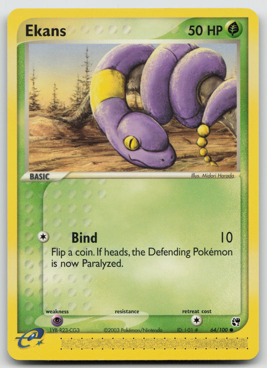 Ekans Common Normal SS 64/100 NM