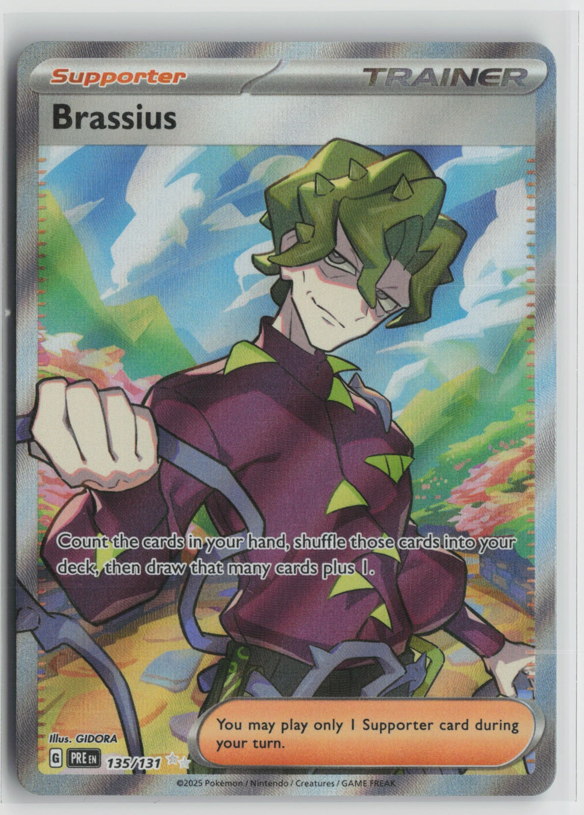 Brassius Ultra Rare Holo PRE 135/131 NM