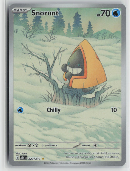 Snorunt - Illustration Rare Holo ASC 227/217 NM