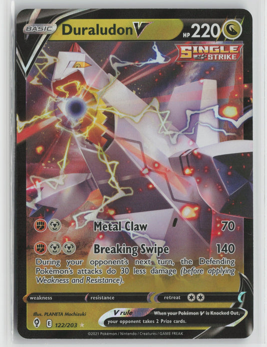 Duraludon V Ultra Rare Holo SWSH07 122/203 NM