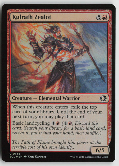 Kulrath Zealot C Foil ECL 148 NM