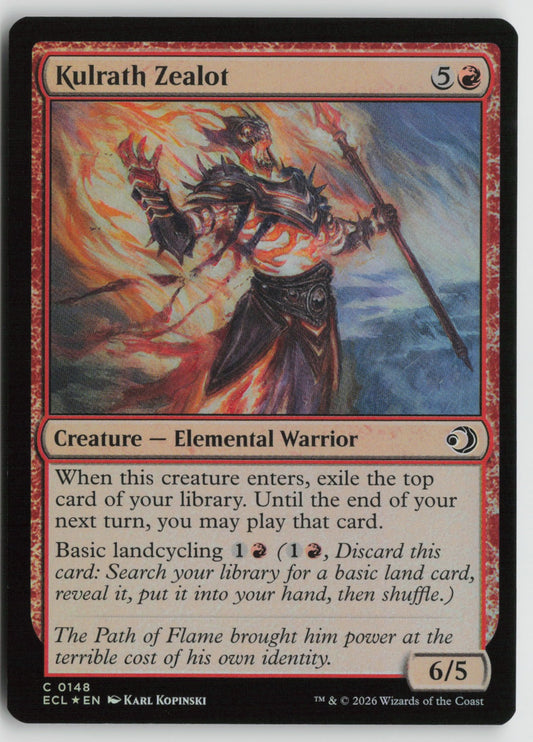Kulrath Zealot C Foil ECL 148 NM